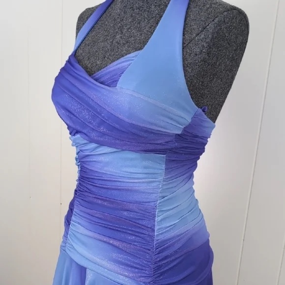 le chateau drop waist ruched mini dress XS - Picture 7 of 7